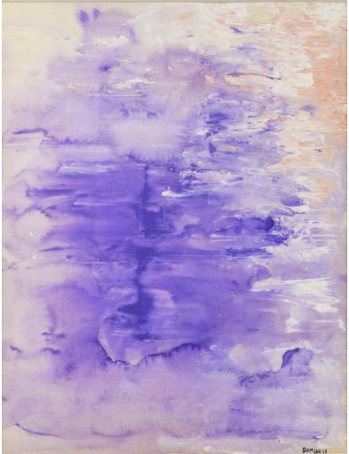 Composition abstraite. Aquarelle et gouache de Hora Damian