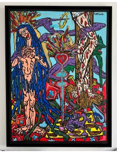 Acrylique sur toile de Versus