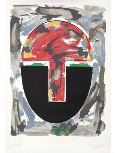 Sérigraphie sur vélin d'Arches. Epreuve d'artiste EA 32/50 de Rafael Canogar