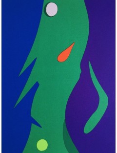 Serigraphie en couleur sur papier de Andre Verdet