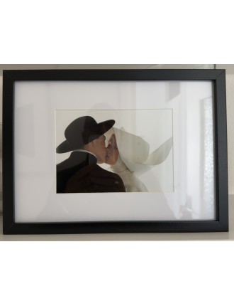 Photo Prêtre et Sœur, 1991. Photographie en couleur représentant un prêtre et une nonne s'embrassant de Oliviero Toscani