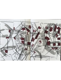 Derrière le Miroir n° 208 - Livret Jean-Paul Riopelle. Paris, Maeght Editeur, fév. 1974