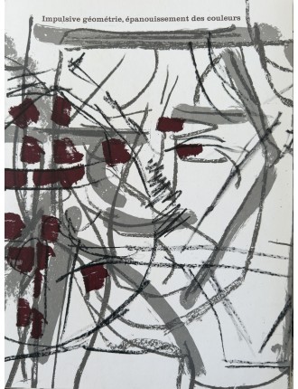 Derrière le Miroir n° 208 - Livret Jean-Paul Riopelle. Paris, Maeght Editeur, fév. 1974