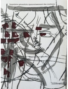 Derrière le Miroir n° 208 - Livret Jean-Paul Riopelle. Paris, Maeght Editeur, fév. 1974