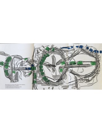 Derrière le Miroir n° 208 - Livret Jean-Paul Riopelle. Paris, Maeght Editeur, fév. 1974