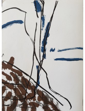 Derrière le Miroir n° 208 - Livret Jean-Paul Riopelle. Paris, Maeght Editeur, fév. 1974