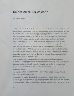 Derrière le miroir nº141 - Livret Alexandre Calder. Paris, Maeght Éditeur, nov. 1963.