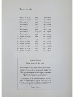 Derrière le Miroir n°240 - Livret Bram Van Velde. Paris, Maeght Editeur, oct. 1980.