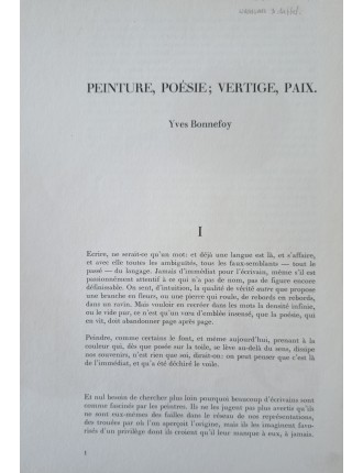 Derrière le miroir n°213 - Livret Claude Garache.1975. Paris. Editions Maeght.