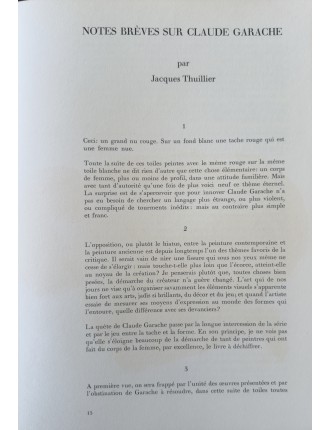 Derrière le miroir n°213 - Livret Claude Garache.1975. Paris. Editions Maeght.