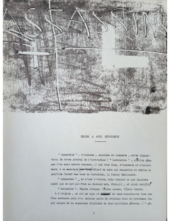 Derrière le miroir nº208 - Livret Antoni Tàpies. Monotypes, 1974 Paris. Editions Maeght.