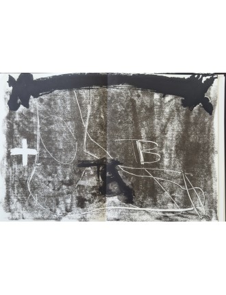Derrière le miroir nº208 - Livret Antoni Tàpies. Monotypes, 1974 Paris. Editions Maeght.