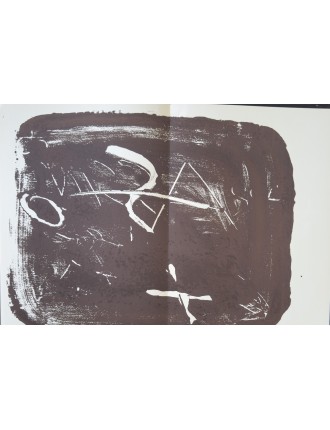 Derrière le miroir nº208 - Livret Antoni Tàpies. Monotypes, 1974 Paris. Editions Maeght.