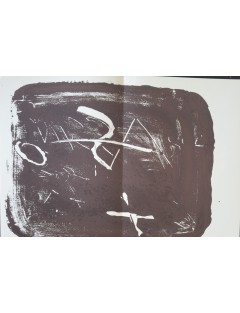 Derrière le miroir nº208 - Livret Antoni Tàpies. Monotypes, 1974 Paris. Editions Maeght.