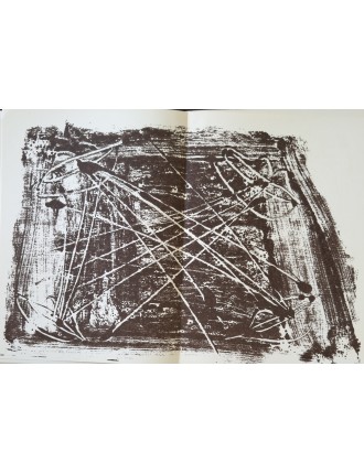 Derrière le miroir nº208 - Livret Antoni Tàpies. Monotypes, 1974 Paris. Editions Maeght.