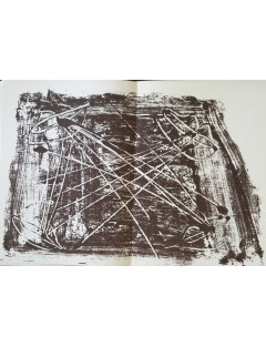 Derrière le miroir nº208 - Livret Antoni Tàpies. Monotypes, 1974 Paris. Editions Maeght.