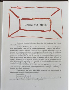 Derrière le Miroir n°247 - Livret Pierre Alechinsky. Paris, Maeght Éditeur, oct. 1981.