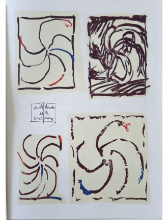Derrière le Miroir n°247 - Livret Pierre Alechinsky. Paris, Maeght Éditeur, oct. 1981.