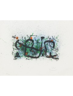 Ma De Proverbis. 1970. Lithographie en couleur sur papier japon nacré.