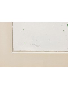 Lithographie en couleur sur papier japon nacré. Ma De Proverbis. 1970. Signée à la main de Joan Miró.