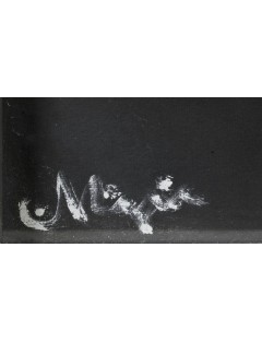 Composition. Technique mixte et collage. Signé en bas à gauche. Haut. 63 Larg. 47 cm.