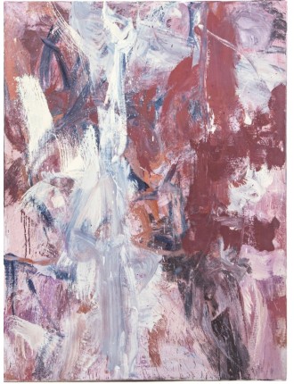 Composition abstraite. 1988. Huile sur toile. Signé de Bernard Gaube