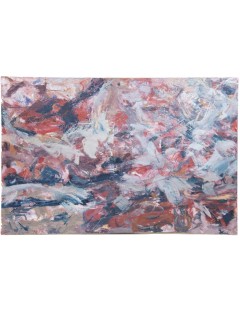 Composition abstraite. 1988. Huile sur toile. Signé de Bernard Gaube