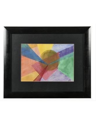 Composition abstraite. Aquarelle et gouache de Hora Damian