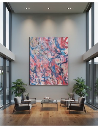 Composition abstraite. 1988. Huile sur toile de Bernard Gaube