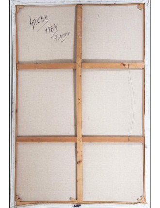 Composition abstraite. 1988. Huile sur toile de Bernard Gaube