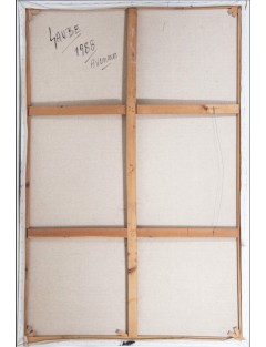 Composition abstraite. 1988. Huile sur toile de Bernard Gaube