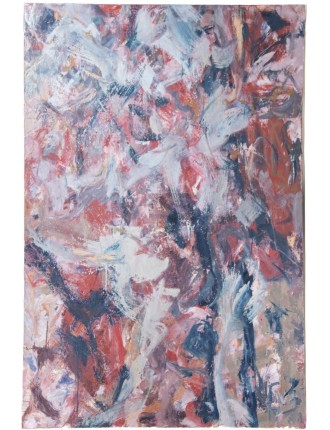 Composition abstraite. 1988. Huile sur toile de Bernard Gaube