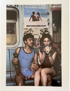 Superbe livre photographies rare série Subway de Bruce Davidson. Los Angeles, St. Ann's Press, 2003.