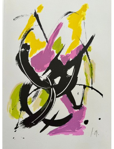L'oeil constant, 4 lithographies couleur de Jean Miotte