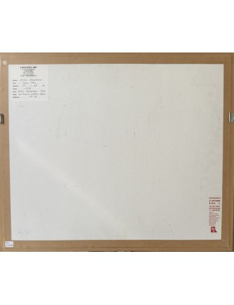 Composition abstraite. 1976. Technique mixte sur papier de Arthur Grosemans