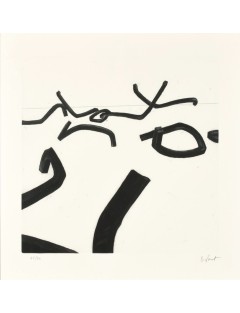 Ligne indéterminée. 1990. Gravure eau-forte et aquatinte sur papier velin. n°1 de Bernar Venet