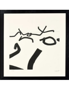 Ligne indéterminée. 1990. Gravure eau-forte et aquatinte sur papier velin. n°1 de Bernar Venet