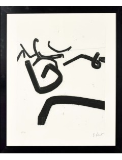 Ligne indéterminée. 1990. Gravure eau-forte et aquatinte sur papier velin. n°2. de Bernar Venet