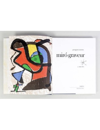 LIVRE. MIRO GRAVEUR (4 volumes) Collection complète des quatre volumes du Catalogue de l'Oeuvre gravé de Joan Miró