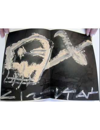Livre. Antoni Tàpies. Sculptures & Paintings [avec 2 lithographies originales]. 1986.