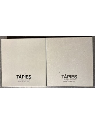 Livre. Anna Agusti. Antoni Tàpies. Complete Works vol. I & II [1943-1968]. 1989 CATALOGUE RAISONNÉ