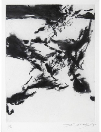 Eau forte sur velin de Zao Wou-Ki