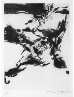 Eau forte sur velin de Zao Wou-Ki