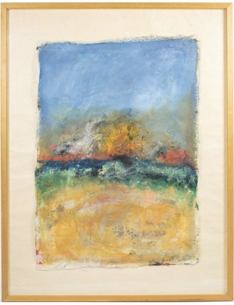 Composition abstraite. 2006. Aquarelle et gouache sur papier de Richard Lenetsky