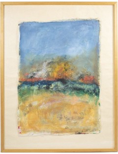 Composition abstraite. 2006. Aquarelle et gouache sur papier de Richard Lenetsky