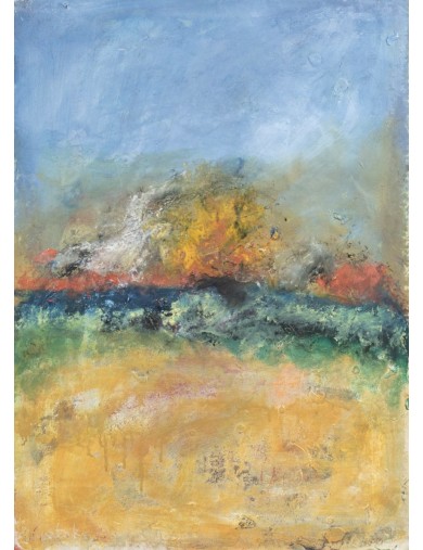 Composition abstraite. 2006. Aquarelle et gouache sur papier de Richard Lenetsky
