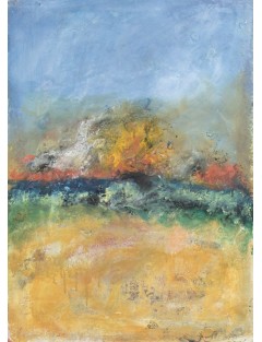 Composition abstraite. 2006. Aquarelle et gouache sur papier de Richard Lenetsky