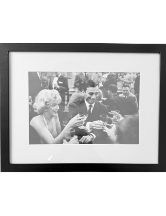 Photographie. Épreuve argentique d’époque de Marilyn Monroe et Yves Montand. Los Angeles, 1960 de Bruce Davidson