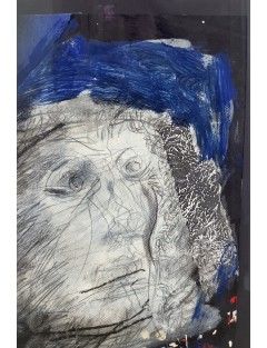 Technique mixte sur papier. D'après Ambrogio. Signé et titré en bas à gauche de Antoni Clavé