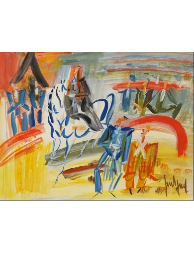 Le Cirque, gouache de Gen Paul